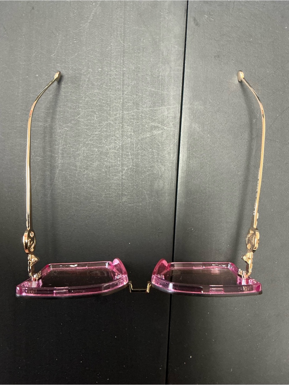 Louis Vuitton Purple to Pink Gradient Oversized Square Sunglasses - Picture 7 of 8